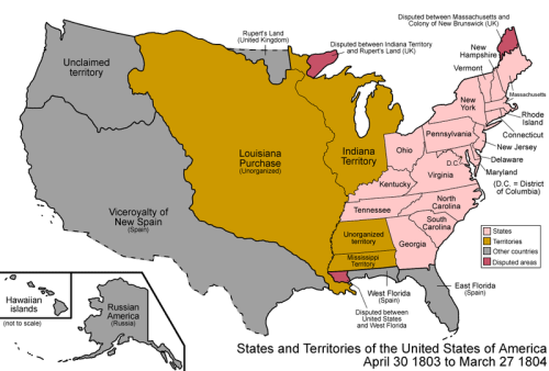 us map of 1803. Click on the map to enlarge