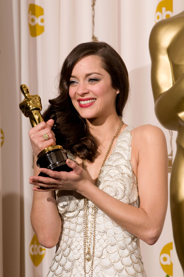 best actress marion cotillard backstage during the 80th annual academy ...